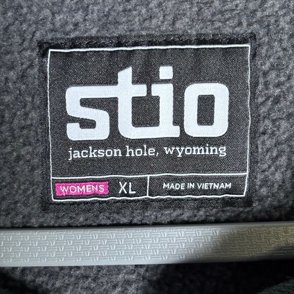 Stio Womens XL 1/4 Zip Fleece Sweater Gray - Picture 4 of 6